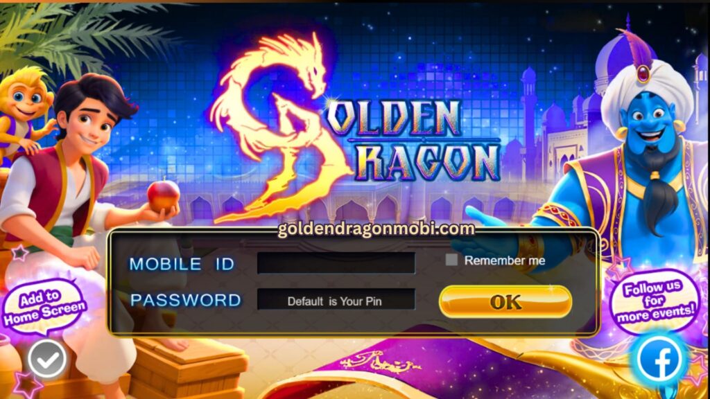 Golden Dragon login